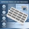 4pcs Refrigerator Air Filter Replacement Activated Carbon Air Filter Fit for WRF560SEYM05 WRF560SMHZ00 Fridge 4pcs