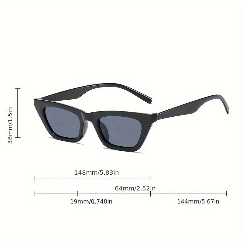 2pcs Vintage Cat Eye Sunglasses Women Square Small Frame Sun Glasses Shades Female Luxury Designer UV400 Driving Eyewear