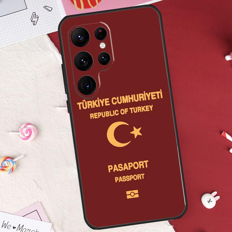 Turkey Flag Case For Samsung Galaxy S26 Ultra S23 S22 S21 S20 S24 S25 Ultra S10 Plus S25 FE Cover Shell