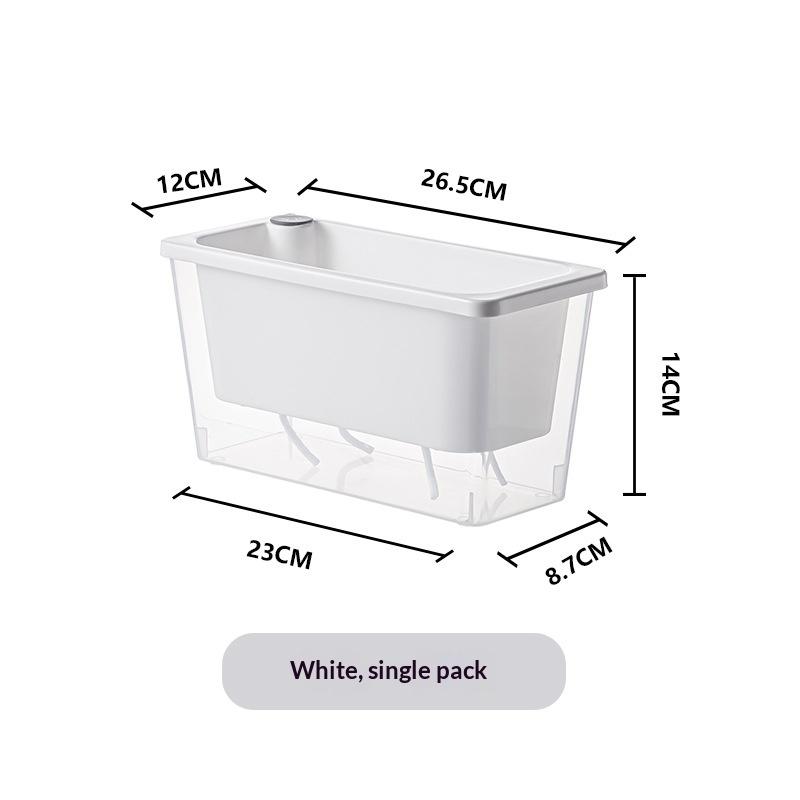

Self Watering Planter Box Hydroponic Flowerpot for Window Sill Large Water Storage for Easy Gardening белый