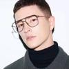 Double Beam Blue Light Blocking Nearsighted Glasses TR90 Square Prescription With Cylinder -0 5 To -6 For Women Men