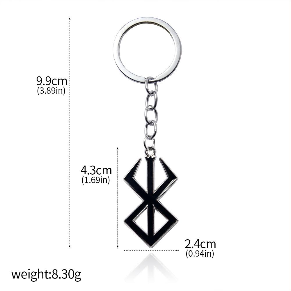 Game Berserk Logo Pendants Necklace Sword Wind Legends Choker for Women Men Jewelry Gift