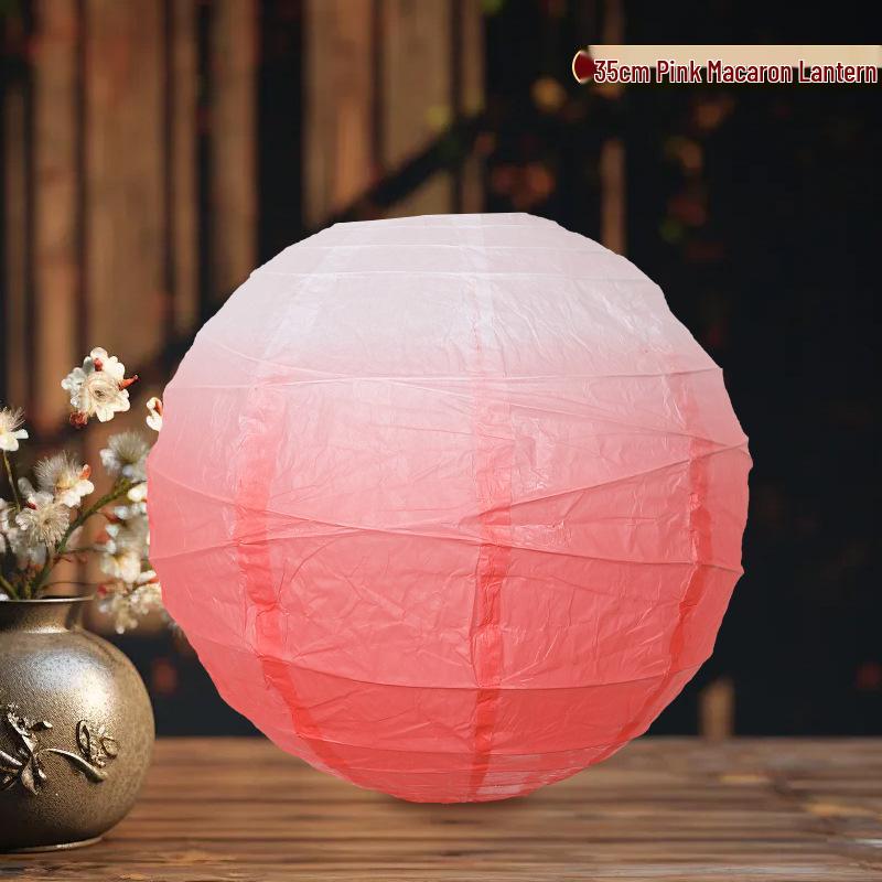 New Year Macaron Lanterns - Riddle Guessing Spring Festival Outdoor Decorations for Community, Scenic Area, and Shopping Mall Use