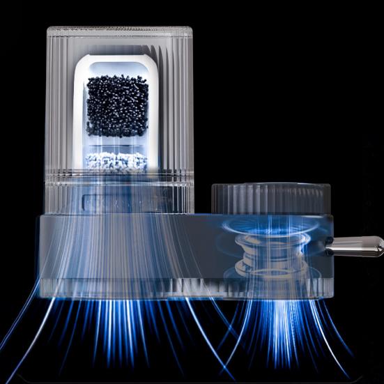 Faucet Mount Water Filter Kitchen Sink Filter Water Faucet Activated Carbon Water Faucet Filter for Reducing Chlorine Limescale Heavy Metals