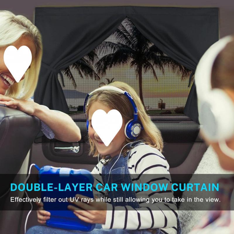 Universal Car Side Window Sun Shade & Privacy Curtain
