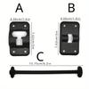 1PC RV Door Holder Door Hardware Easy Installation Auto Accessories T Style Entry Door Catch Holder Latch Holder for Trailer