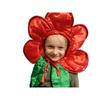 Roter Blumenhut