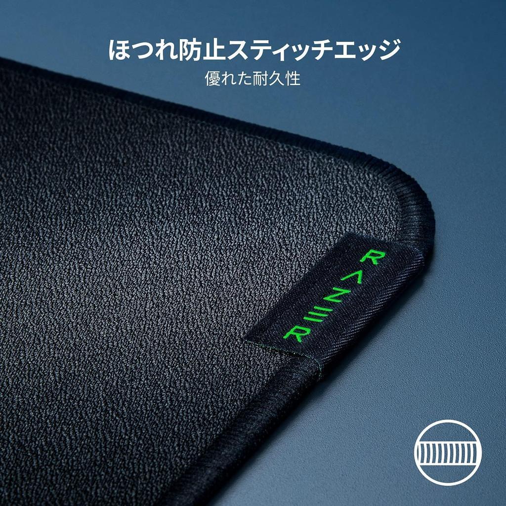 Strider L Gaming Mouse Hybrid Combines the Best of Both Textured Stitched Black L Size Pad, Non-Slip Rubber, Soft/Hard Matte, Worlds, Finish,