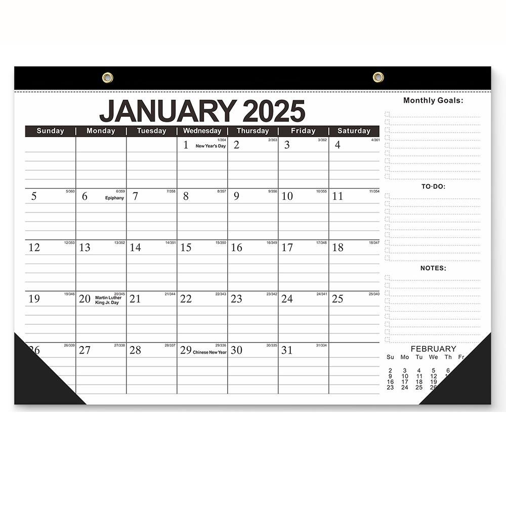 Wall Calendar .1~2026.6 18 Months Hanging Calendar Agenda Organizer Schedule Planner Calendar Itinerary Note Memo