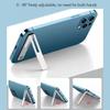 Ultra-Thin Metal Folding Phone Holder Alloy Invisible Back Stick Phone Desktop Holder Portable Mobile Support Phone Stand