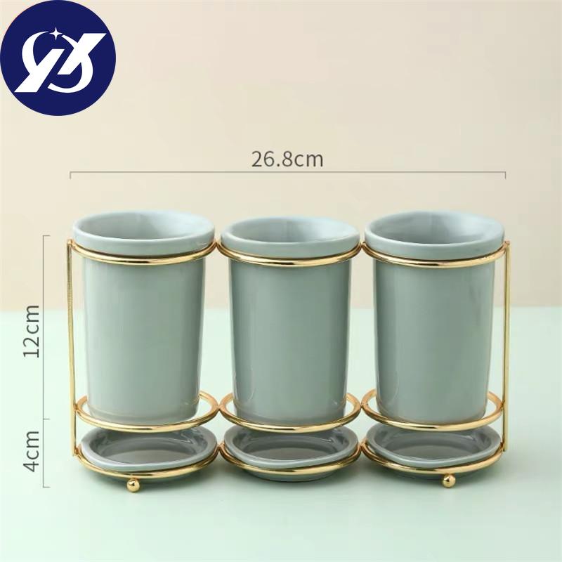 Ceramic Chopsticks Holder Restaurant Draining Rack Kitchen Spoon Fork Shelf Home Tableware Storage Box