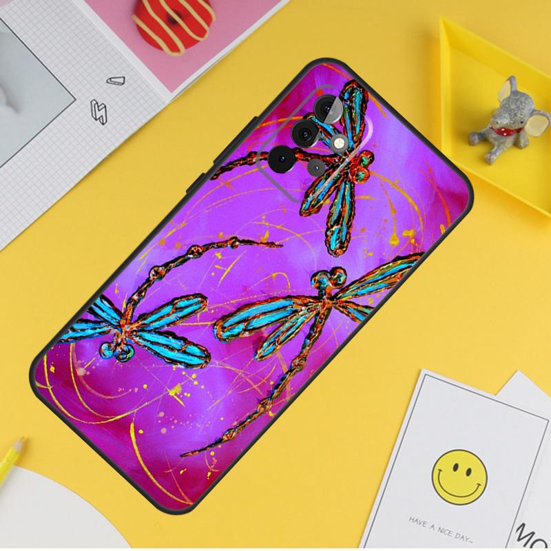 Dragonfly Case For Samsung Galaxy A54 A34 A14 A56 A52 A53 A16 A26 A36 A55 A35 A15 A32 A12 A33 A13 A17