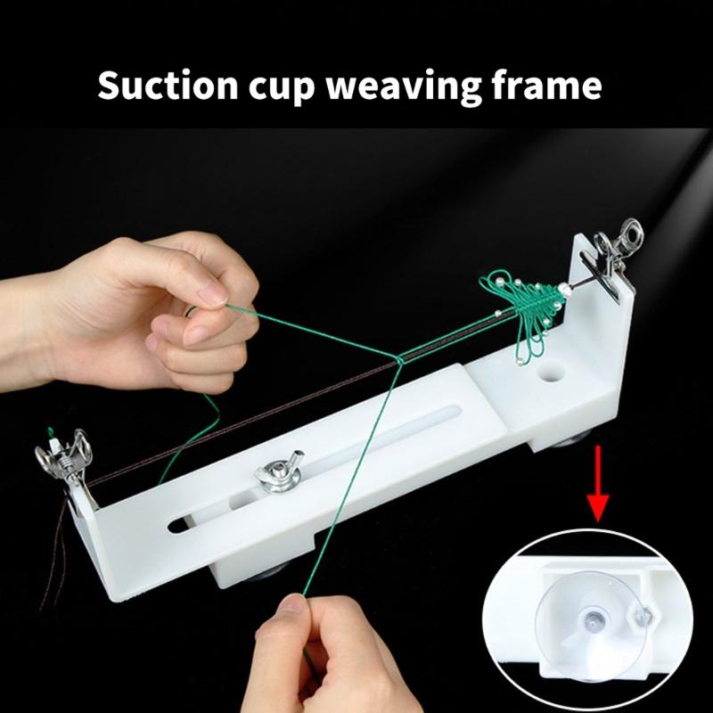 Bracelet Braiding Tool with Suction Base Jewelry Crafting Supplies for Stable Handcrafting and Knotting Wristbands