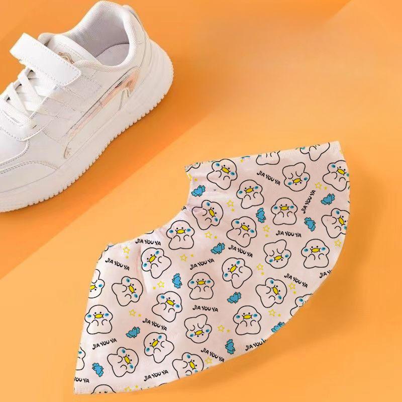 100pcs/pack Elastic Banded Disposable Shoe Covers Offer A Secure Fit and Easy on Off Application