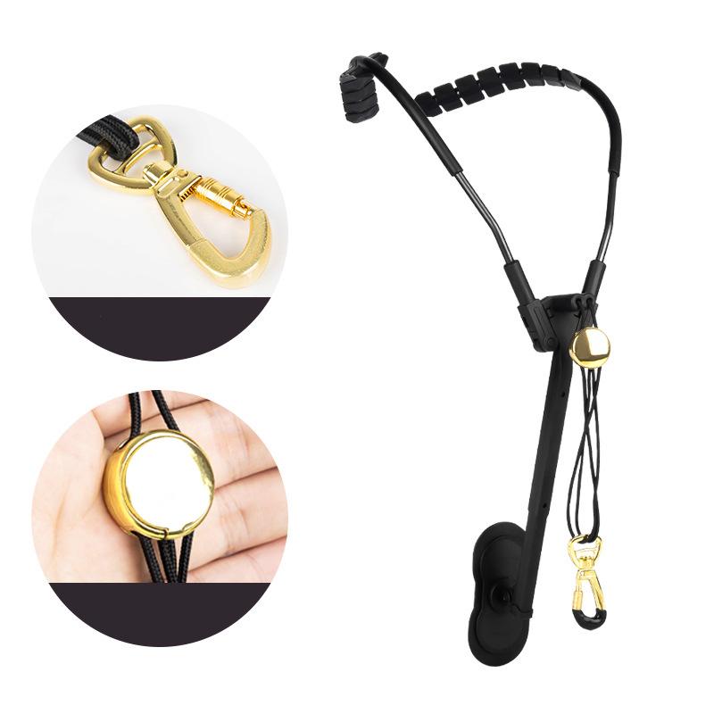 Alt-/Sopran-/Tenorsaxophon Doppel-Schultergurte Hohe Qualität Sax-Schutz Nackengurt Musikinstrumentenzubehör