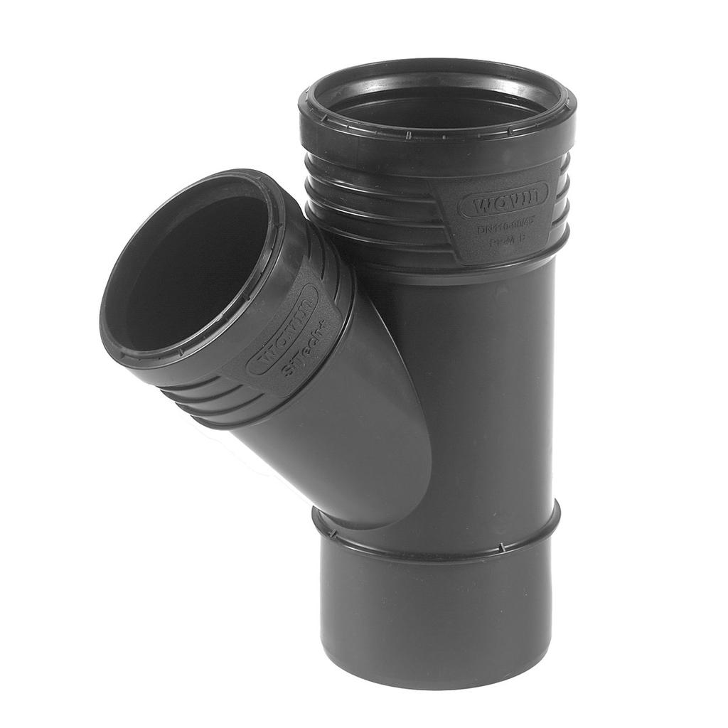 PP-HT Sitech Plus 50x50/45 sanitary tee, for internal sewage system