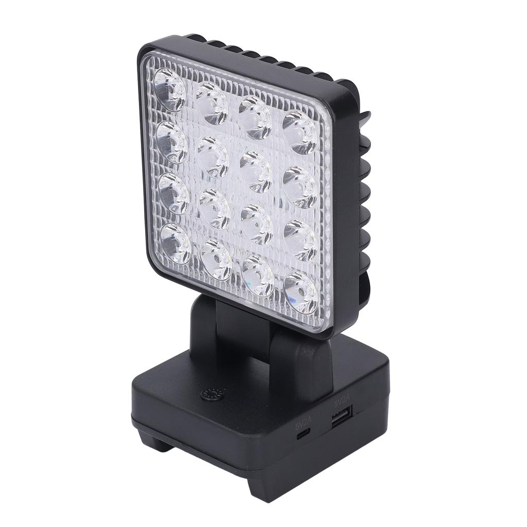 LED Battery Flashlight USB TYPE C 5V2A Output Portable Work Light for WA3593 WA3595 WA3401 20V Li Ba