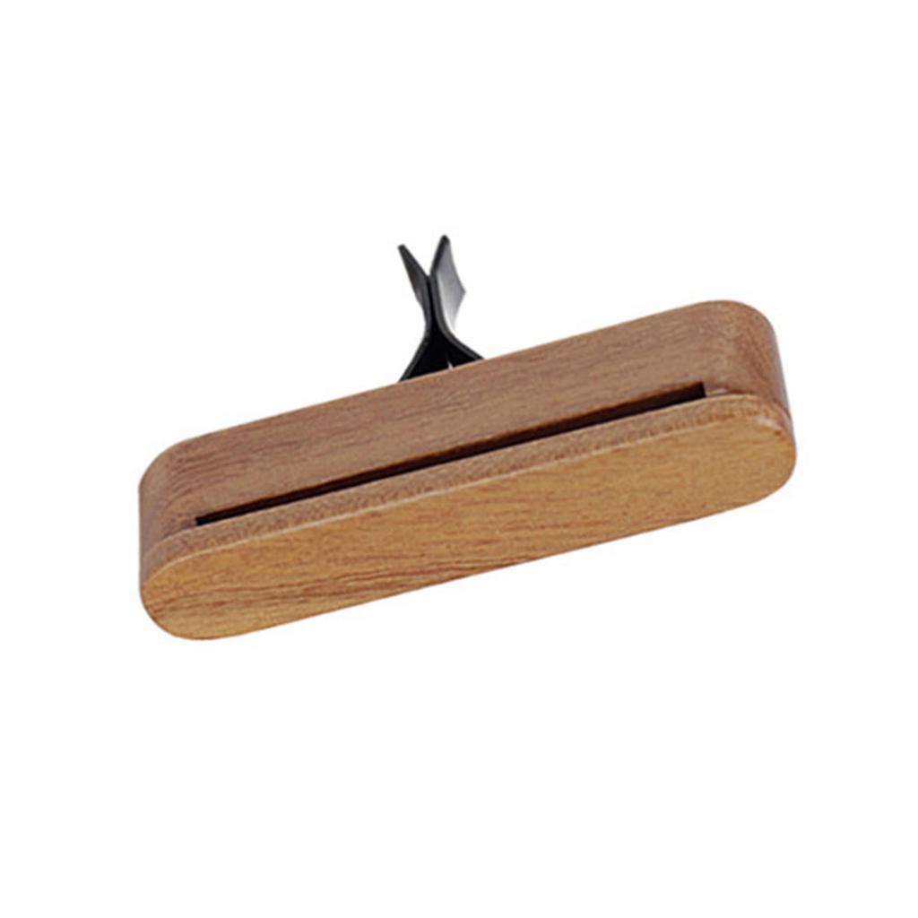 Wooden Car Air Fresheners Vent Clip Designs with Essential Oils Vehicle Scent Comfortable Scent for Elegant Car Interior
