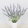12 Branches/5 Branches Simulated Lavender Plastic Pastoral Design Simulated Flower Branch Lavender Flowers Home Wedding Decor