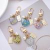 Pearl Heart Keychain & Colorful Earphone Case Charm Pendant