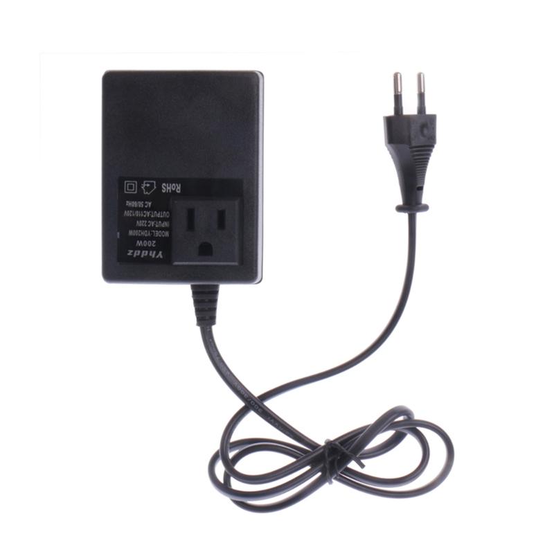 AC Power Adapter 200W EU 220V To 110V Voltage Step Down Travel Voltage Transformer Converter