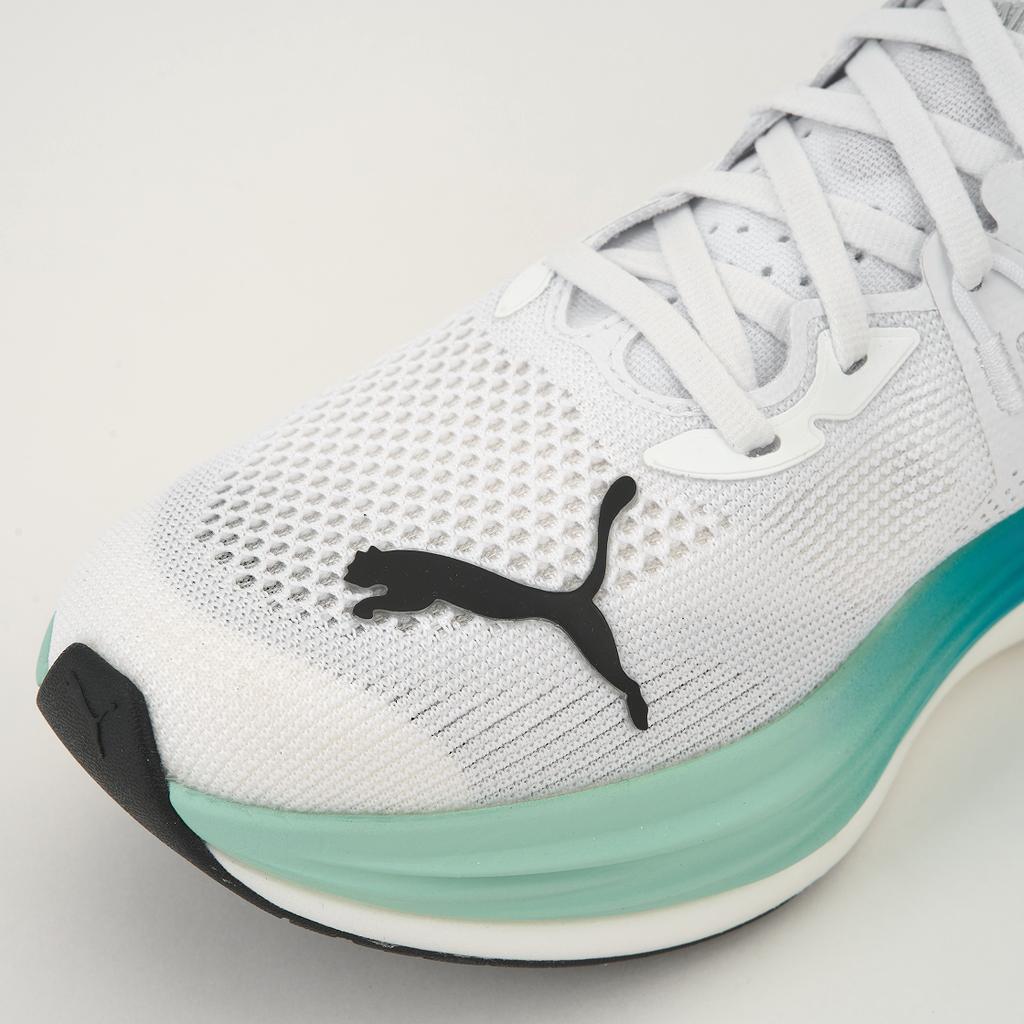 Puma Deviate Nitro 3 Wide White Speed Blue Men Sneakers 378449-07