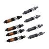 4PCS RC Metal Shock Absorber Dampers Double Section Spring Alloy 1/10 Scale RC Car Shock Absorber