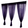 Simple Style Polyester Window Voile Tulle Curtain Sheer Panels Bedroom Living Room DecorPurple