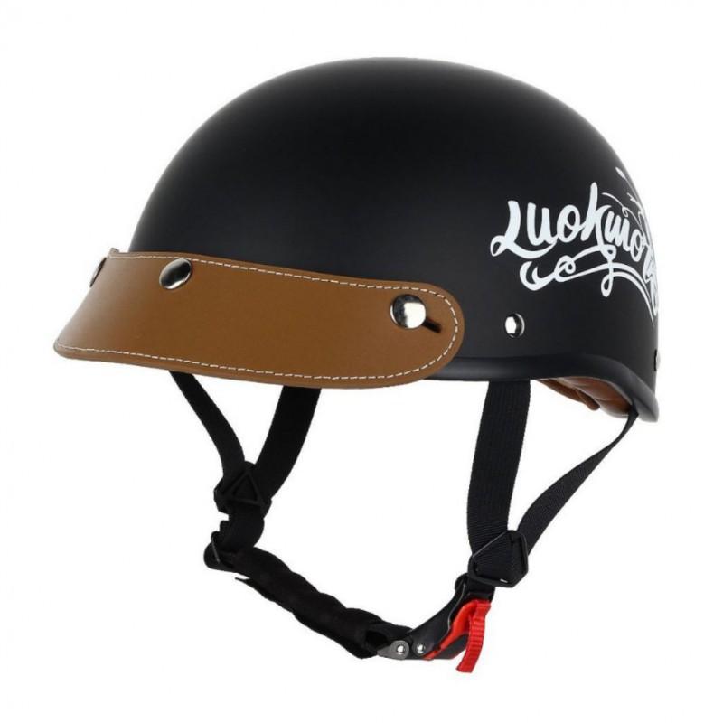 

Retro Locomotive Cruise Pedal Semi-helmet Men Women s Motorcycle Helmets Four Seasons Scoop Safety S