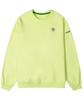DIVINE DISTANCE Metallic Signature Logo Sweatshirt [Lime]