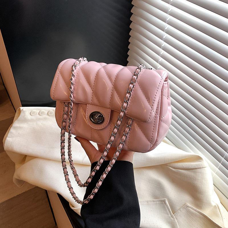 Popular small bag women's new versatile chain messenger bag shoulder small square bag