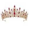 Luxury Bridal Headpiece Wedding Party Accessories Black Rhinestone Bride Wedding Evening Crown