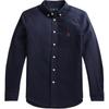 Polo Casual Shirt Solid Cotton Oxford Button-Down Collar Long Sleeve Kids Kids Shirts CWPOWOVY6820269-410