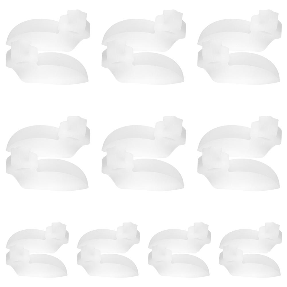10 Pairs Toe Straightener Silicon Gel Bunion Protecter Corrector Abrasionproof Foot Health Treatment