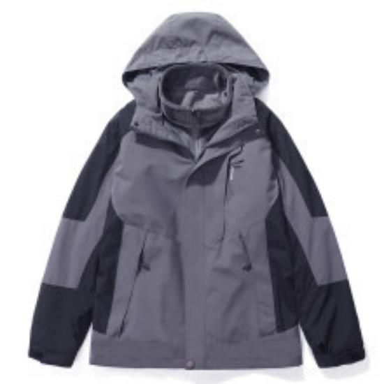 

Новая осенне-зимняя куртка для активного отдыха, мужская, комплект из двух предметов три в одном, мужская пара, большой размер, одежда для альпинизма и активного отдыха 5XL