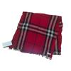 Used BURBERRY Burberry Wool Cashmere Nova Check Large Stole Made In UK