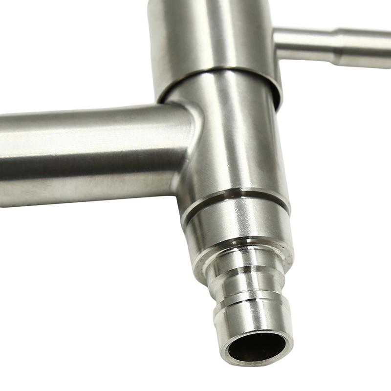 Wall Mounted Bathroom Supplies Water Faucet Stainless Steel Living Room Pool Tap