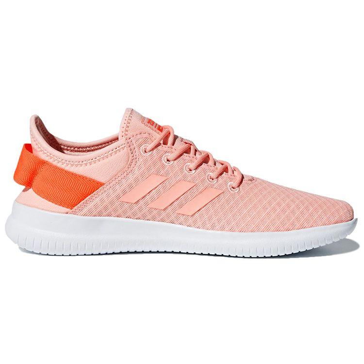 Adidas Neo Qtflex Exquisite Retro Durable Lightweight Low Top Casual Running Shoes Women sneaker Coral-Pink DA9445