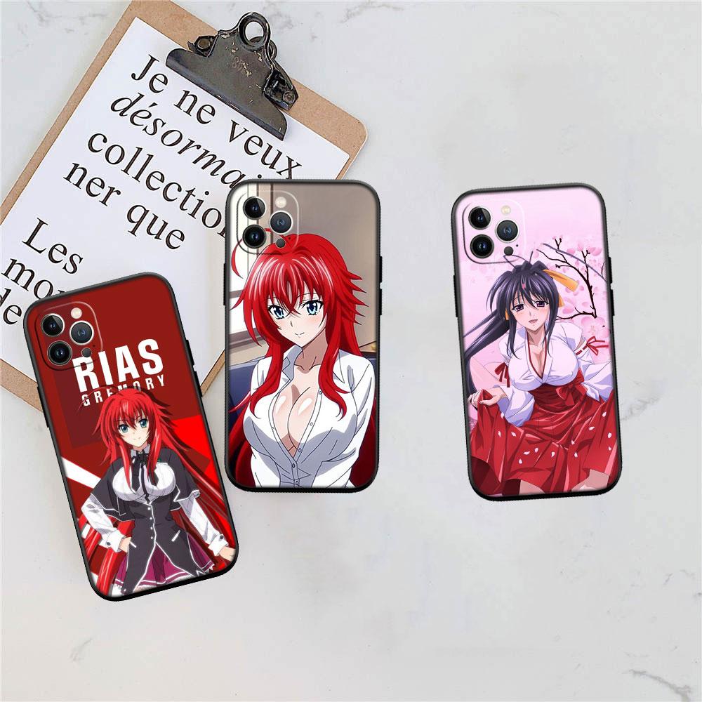 LO84 Rias Gremory Phone Case for Samsung Galaxy A11 A12 A13 A15 A52S A53 A55 A56 A70 A71 A72 A73 F06 F16 F56 S10 Plus S10e