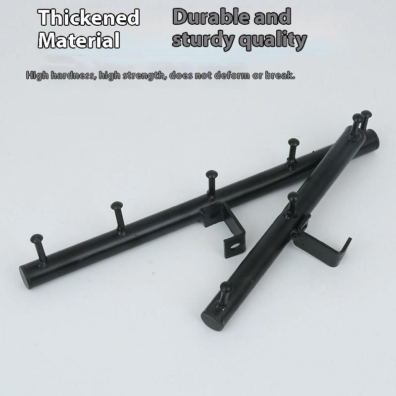 Cross Bar Hook For Electric Bikes With Multiple Hooks Easy Installation Metal Hook Universal Multifunctional Hook