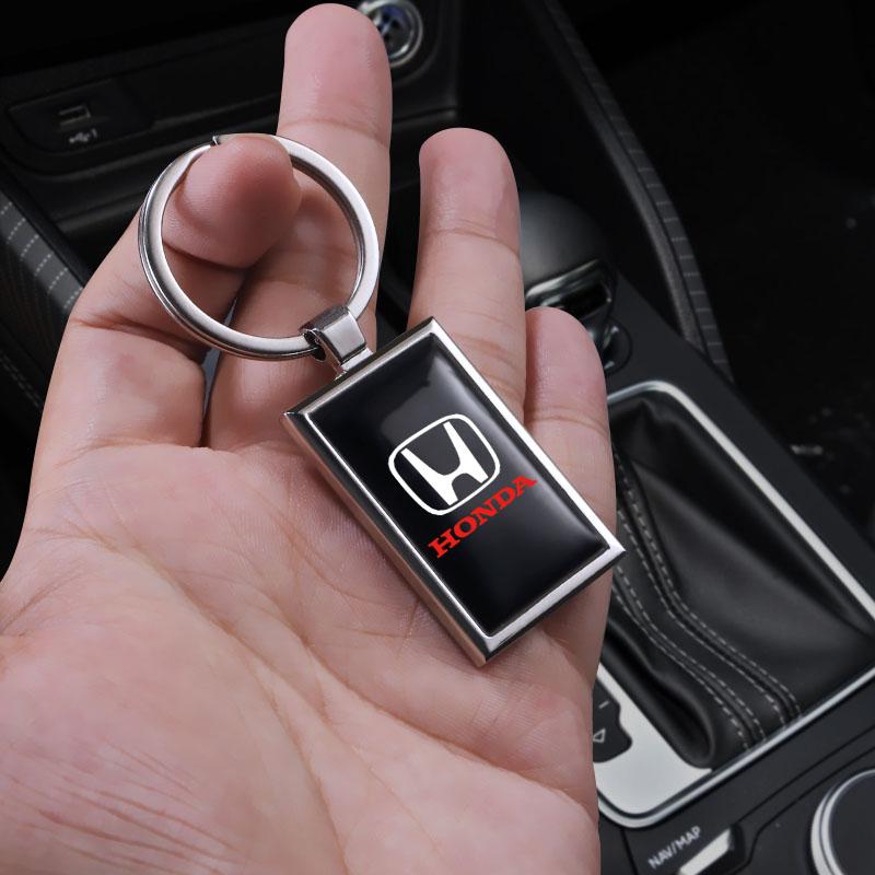 1Pcs Car Keychain Pendant Keyring Ornaments Auto Accessories For Honda Civic FIT Accord Prelude CRV 5th City CRZ CRX Jazz HRV LK6