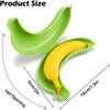 LMETJMA Custodia per Banana Senza BPA Portacase per Banana Portatile Conservatore per Banana Contenitore per Conservazione Banana da Viaggio all'Aperto per Picnic Escursionismo