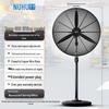 Angry Tiger Industrial Floor Fan: Powerful Oscillating Electric Fan with High Air Volume for Commercial Use in Shops, Factories, and Warehouses.