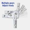 4/5 Gears  Adjustable Sofa Angle Adjuster Joint Steel Chair Hinge Jig  For Chair/Sofa