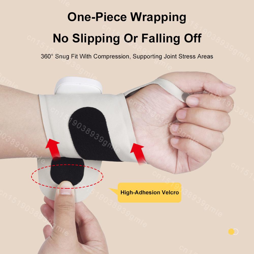 EMS Wrist Massager Home Hand Training Massager Portable Heating Massage Wristband Vibration Wrist Support Strap Relieve Fatigue