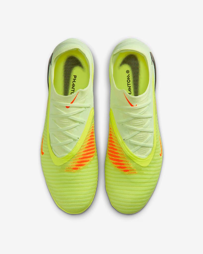 HJ2146-801 Nike Phantom 6 Low Elite FG Hyper Crimson Black Limelight (Men's)