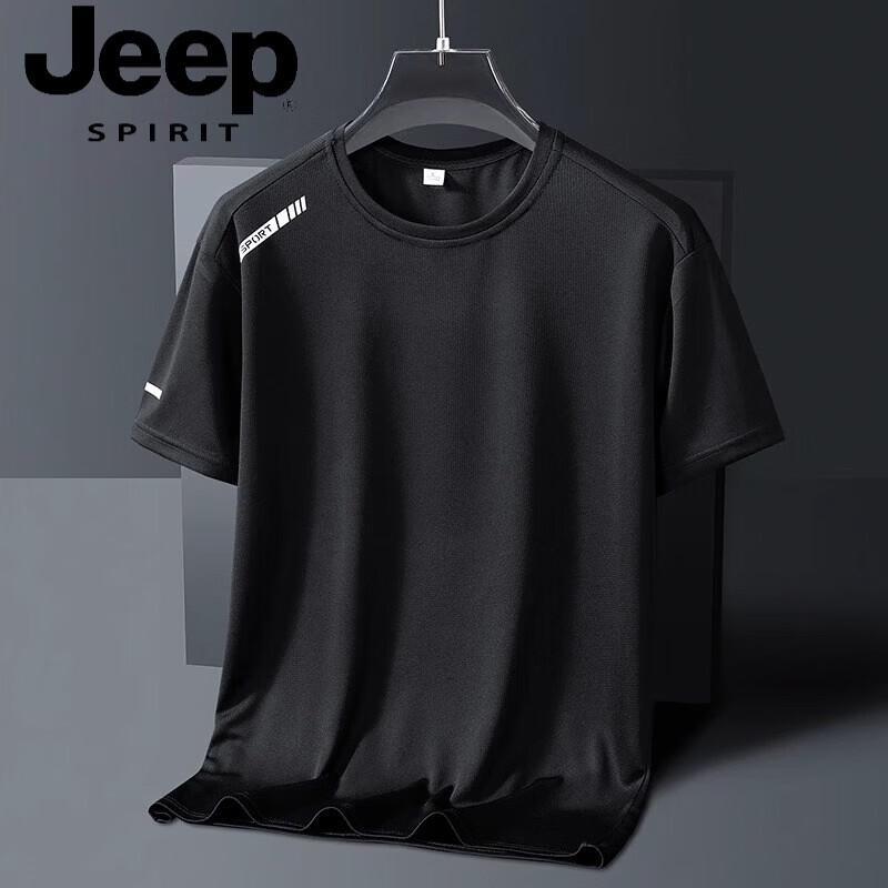 JEEP SPIRIT Men s Ice Silk Short Sleeve T-Shirt 3XL