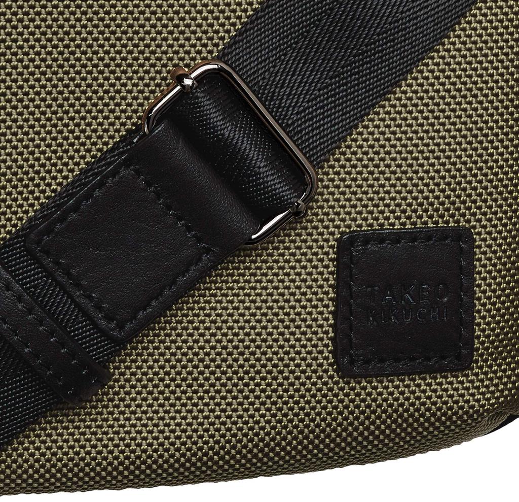 Takeo Kikuchi TK Split Khaki Umhängetasche
