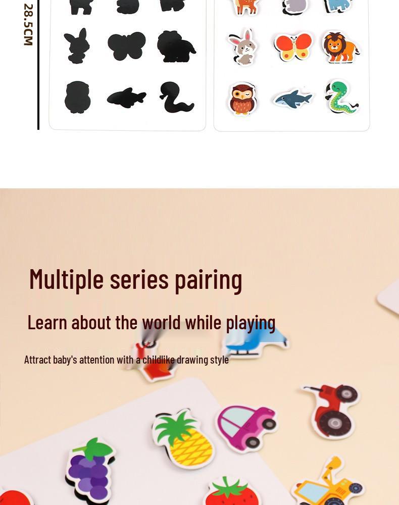 Early Education Shadow Matching Game: Handmade Kindergarten Corner Toy