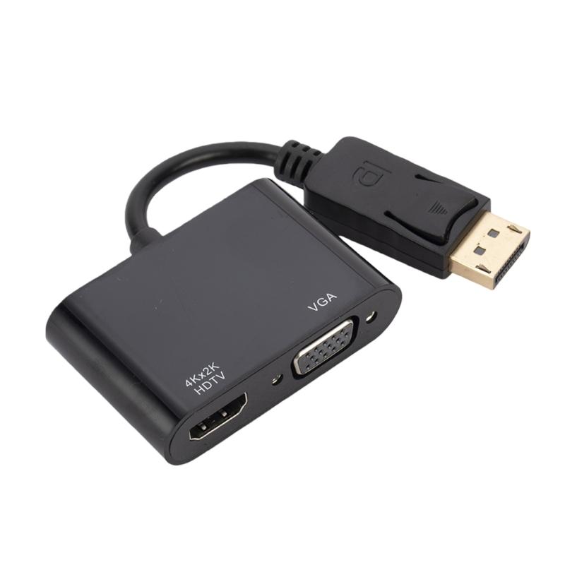 DisplayPort to HDTV VGA Cable Computer Monitor Cable Male to Male for Computer Desktop Laptop PC Monitor Projectors